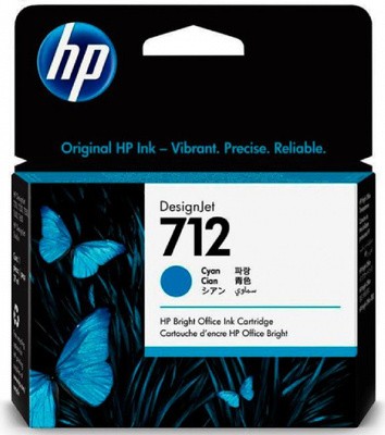 Картридж 712 для HP DJ Т230/630, 29мл (О) голубой 3ED67A