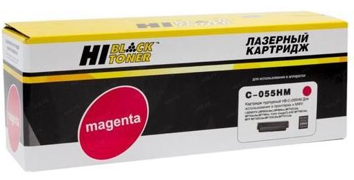 Картридж Hi-Black (HB-№055H M) Canon i-Sensys LBP663Cdw/ 664Cx/ MF742Cdw/ 744Cdw/ 746Cx, Magenta, 5,9K б/ч