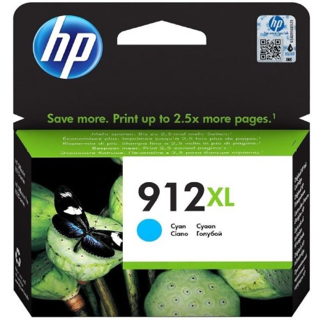 Картридж струйный 912XL для HP OfficeJet 801x/802x, 825стр. (О) голубой 3YL81AE