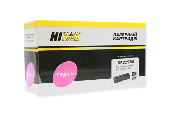 Картридж Hi-Black (HB-SPC252M) для Ricoh Aficio SPC252DN/C252SF/SPC262DNw/SPC262SFNw, M, 6K