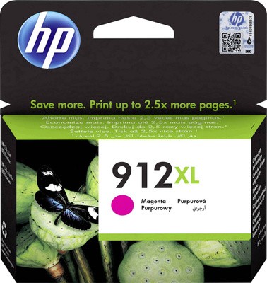 Картридж струйный 912XL для HP OfficeJet 801x/802x, 825стр. (О) пурпурный 3YL82AE