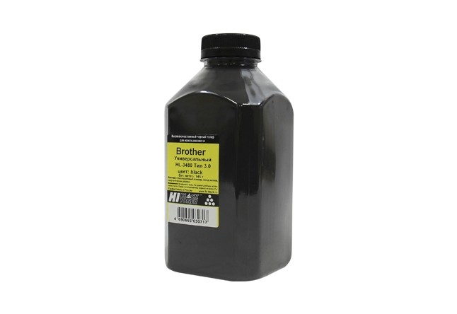Тонер Hi-Black Универсальный  для Brother HL-3480, Тип 3.0, Bk, 145 г, банка