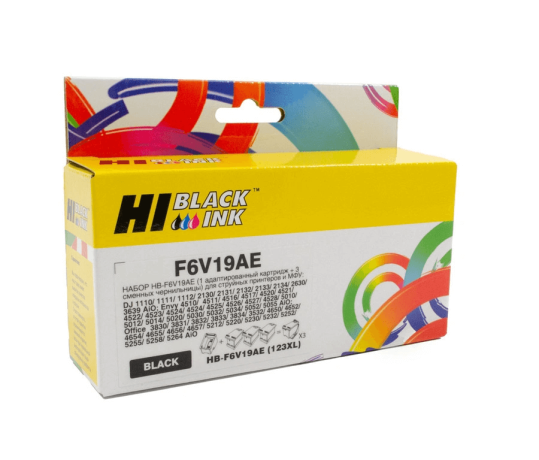 Картридж Hi-Black F6V19AE №123XL для HP DJ2130, Black