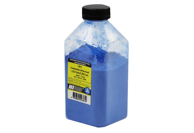 Тонер Hi-Black Универсальный для Oki С831dn/C861dn, C, 220 г, банка