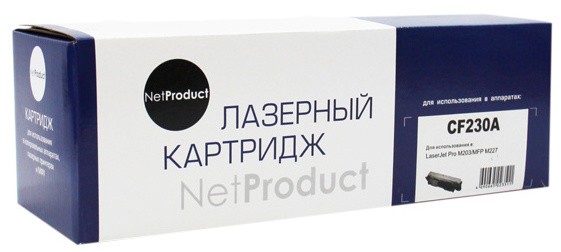 Тонер-картридж NetProduct (N-CF230A/051) для HP LJ Pro M203/MFP M227/LBP162dw/MF 264dw/267dw, 1,6K