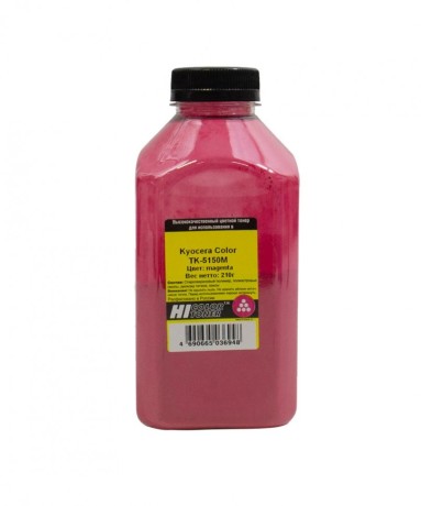 Тонер Hi-Black для Kyocera Color TK-5150M, Magenta, 210 г, банка