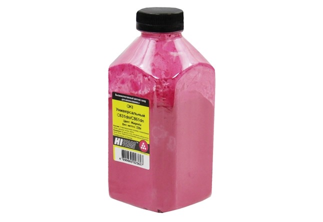 Тонер Hi-Black Универсальный для Oki С831dn/C861dn, M, 220 г, банка