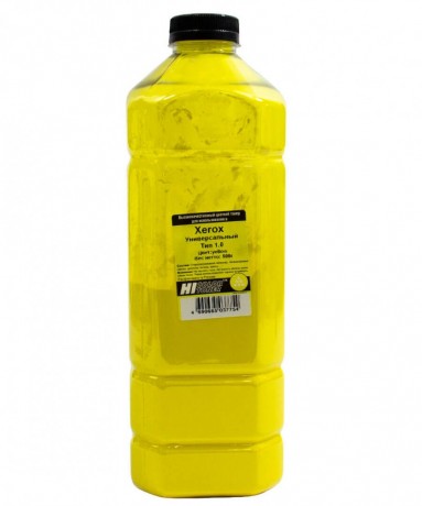 Тонер Hi-Black Универсальный для Xerox Тип 1.0, Yellow, 500 г, канистра