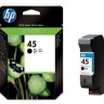 Картридж 45 для HP DJ 850C/970C/1600C, 0,930К (O) 51645AE, BK