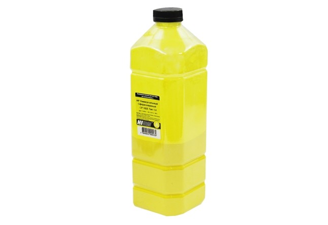 Тонер Hi-Black Универсальный для HP CLJ CP1025, Сферизованный, Тип 1.0, Y, 585 г, канистра