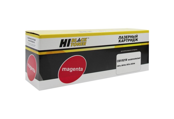 Тонер-картридж Hi-Black (HB-44643006/44643002) для OKI C801/821, M, 7,3K