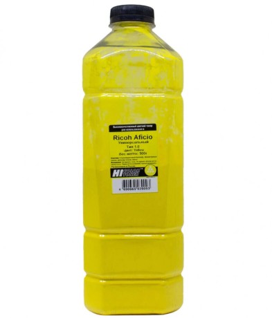 Тонер Hi-Black Универсальный для Ricoh Aficio Color, Тип 1.0, Yellow, 500 г, канистра