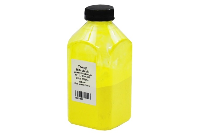 Тонер Mitsubishi Универсальный для HP LJ Pro 300 color M351a, Y, 200 г, банка
