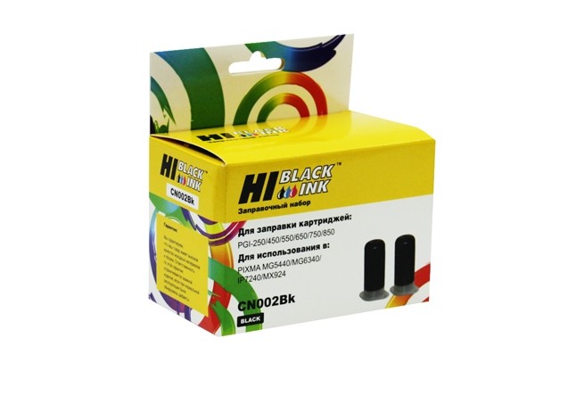 Заправочный набор Hi-Black для Canon PIXMA PGI-450, Bk, 2x30 мл.