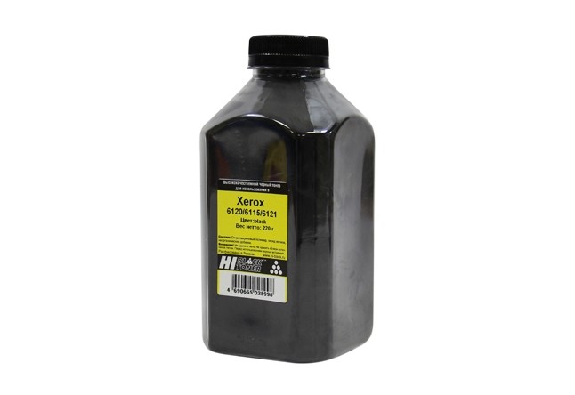 Тонер Hi-Black для Xerox Phaser 6120/6115/6121,  Тип 2.0, Bk, 220 г, банка