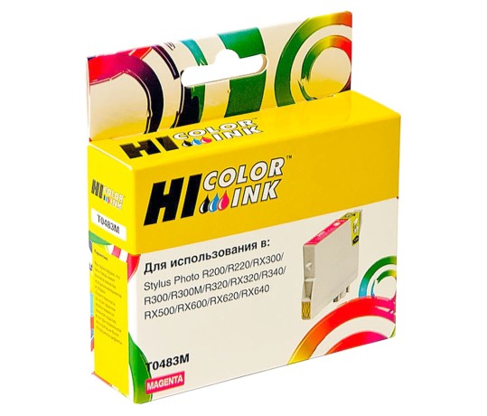 Картридж Hi-Black (HB-T0483) для Epson Stylus Photo R200/R300/RX500/RX600, M