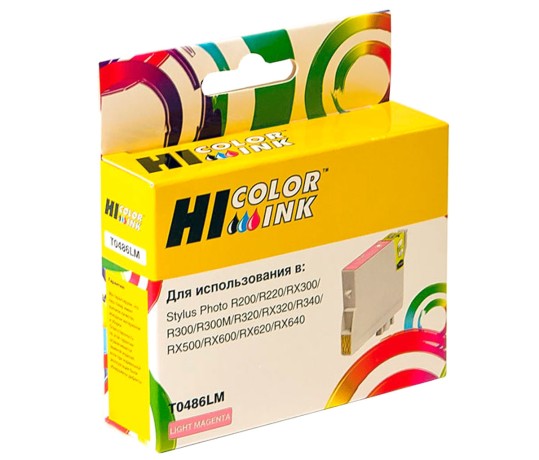 Картридж Hi-Black (HB-T0486) для Epson Stylus Photo R200/R300/RX500/RX600, LM