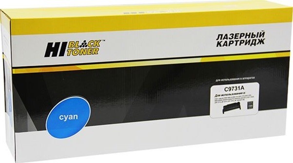 Картридж Hi-Black (HB-C9731A) для HP CLJ 5500/5550, Восстановленный, C, 12K
