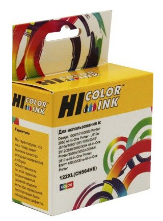 Картридж Hi-Black (CH564HE) для HP DJ 1050/2050/2050S, №122XL, Color