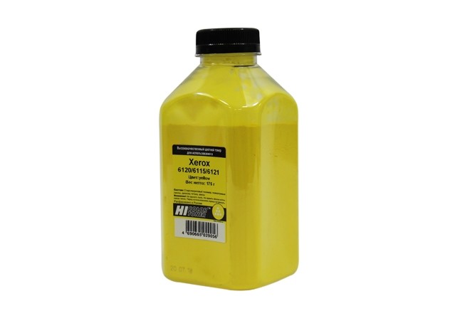 Тонер Hi-Black для Xerox Phaser 6120/6115/6121, Тип 2.0, Y, 175 г, банка