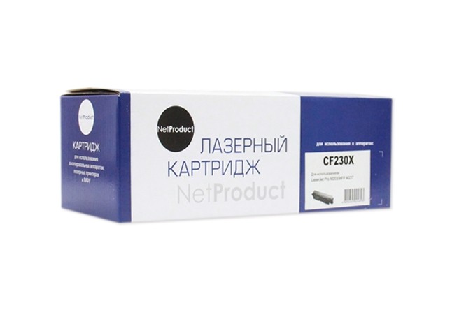 Тонер-картридж NetProduct (N-CF230X) для HP LJ Pro M203/MFP M227, 3,5K, без чипа