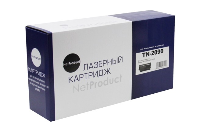 Тонер-картридж NetProduct (N-TN-2090) для Brother HL-2132R/DCP-7057R, 1,2K