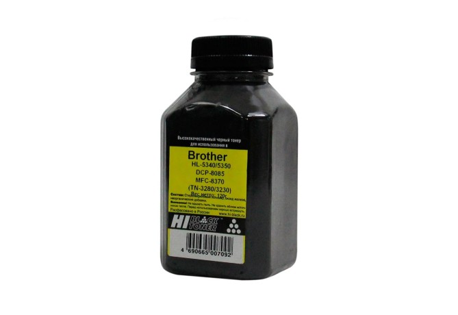 Тонер Hi-Black для Brother HL-5340/5350/DCP-8085/MFC-8370 (TN-3280/3230), Bk, 120 г, банка