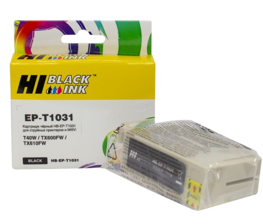 Картридж Hi-Black (EPT1031) для Epson Stylus Office T40/TX510/TX510fn/TX600, Black