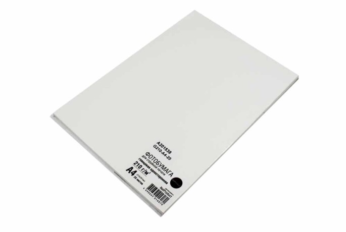 Фотобумага NetProduct глянцевая односторонняя, A4, 210 г/м2, 20 л.