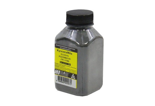 Тонер Hi-Black для Kyocera ECOSYS P2235/M2135 (TK-1150), Bk, 120 г, банка