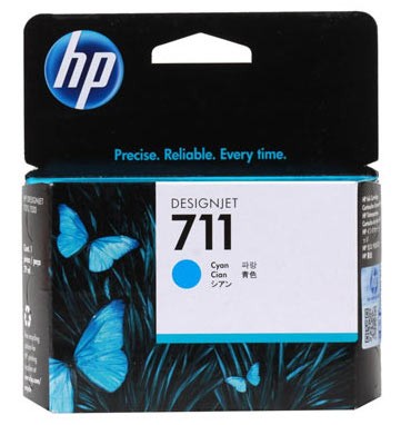 Картридж 711 для HP DJ T120/T520, голубой, 3*29мл (O) CZ134A (3штХупак)